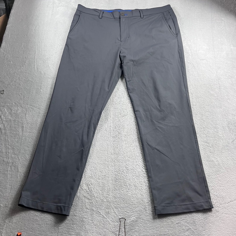 Twillory Performance Pants Mens 38x30 Tailored Fit Gray Technical Chino Hustle